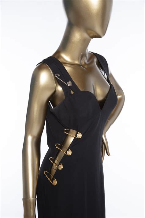 versace shirt with safety pin|gianni versace safety pin dress.